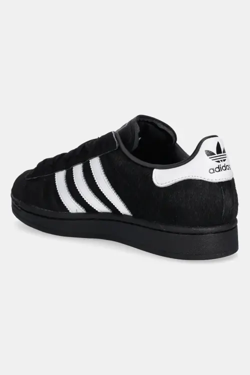Кожаные кроссовки adidas Originals Superstar II W женские цвет чёрный