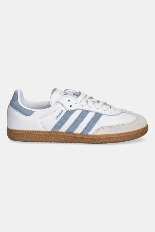 Кожаные кроссовки adidas Originals Samba Og W цвет белый JS1391