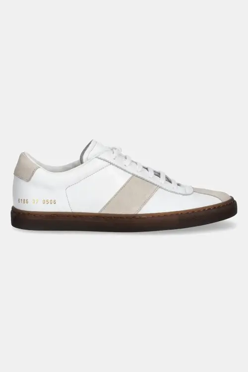 Кожаные кроссовки Common Projects Field Trainer женские цвет белый 6186