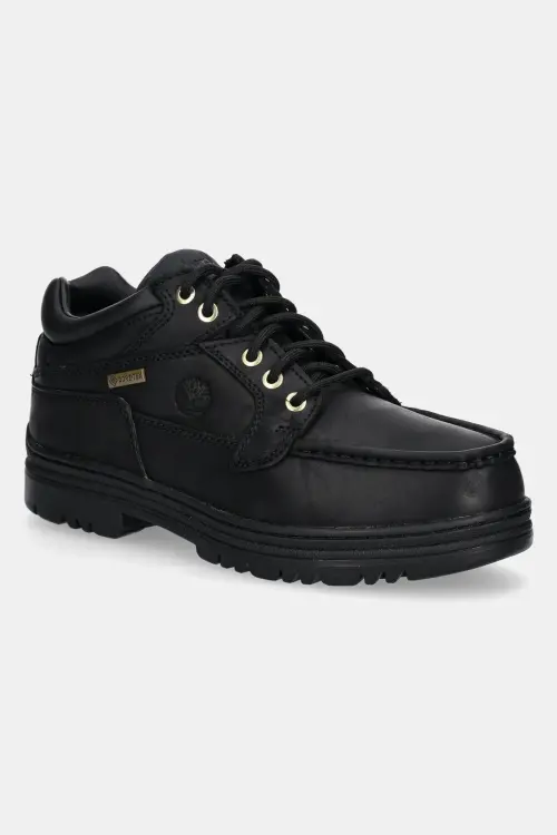 Кожаные ботинки Timberland Heritage MID Lace Gore-Tex мужские цвет чёрный