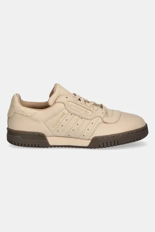 Кроссовки из нубука adidas Originals Powerphase цвет бежевый JR0984