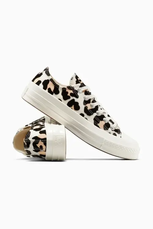 Кеды Converse Chuck 70 Leopard цвет бежевый
