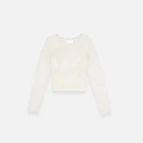 Лонгслив Tassha Yu Lace Top Cream 