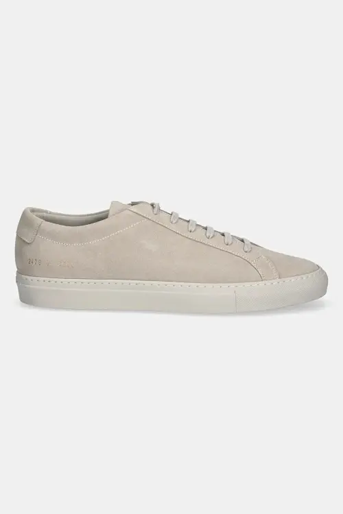 Замшевые кроссовки Common Projects Achilles Tonal in Suede мужские цвет бежевый 2478