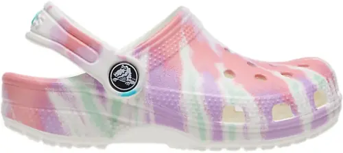 Crocs CLASSIC TIE DYE GRAPHIC CLOG KIDS