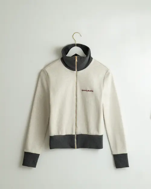 Олимпийка Tassha Yu S&C Nikki Zip Olimp Butter Melange Grafit