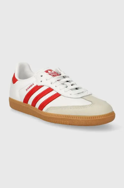 Кожаные кроссовки adidas Originals Samba OG цвет белый IF6513