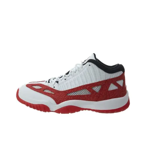 Jordan Air Jordan 11 Retro Low IE White Gym Red       