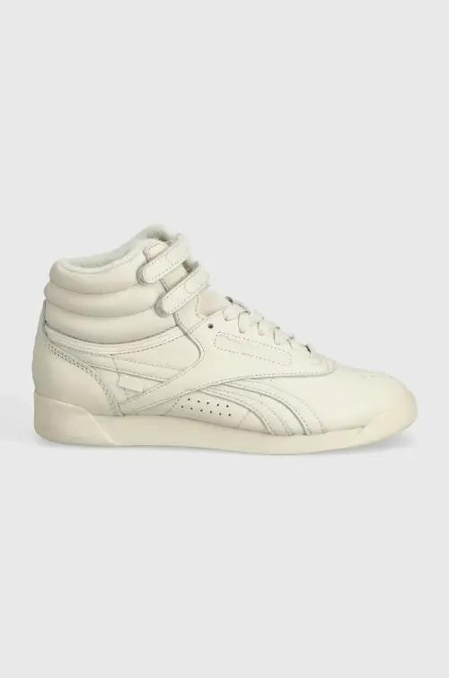 Кожаные кроссовки Reebok LTD Freestyle Hi цвет бежевый RMIA052C99LEA0010303