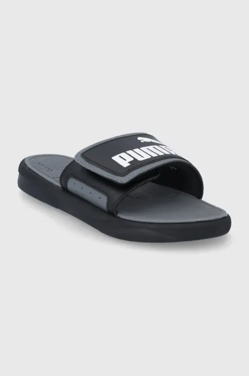Шлепанцы Puma 372280 мужские цвет чёрный 372280-07