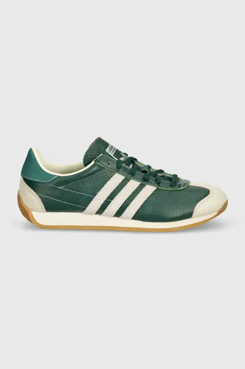 Кожаные кроссовки adidas Originals Country OG цвет зелёный IE3939