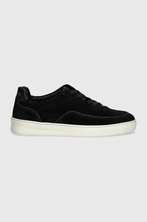 Замшевые кроссовки Filling Pieces Mondo Suede Lux цвет чёрный 46755071861