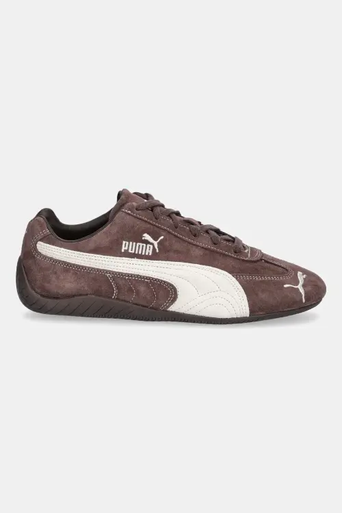Замшевые кроссовки Puma Speedcat TTF цвет коричневый 403903