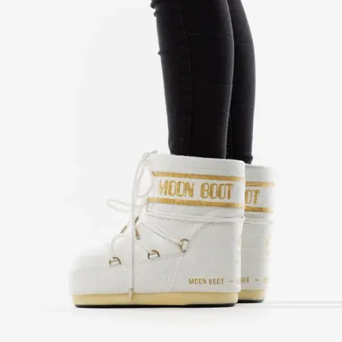 Женские Moon Boot Classic low 50° Crocodile 14089600 002