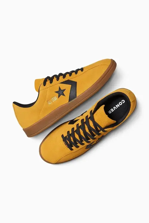 Кожаные кроссовки Converse All Star Classic Trainer цвет жёлтый