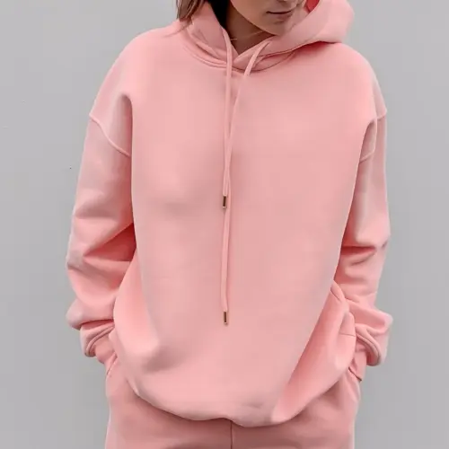 Tassha Yu Baby Bounce Warm Hoodie Peach 