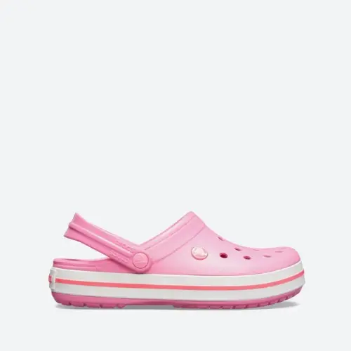 Шлепанцы Женские Crocs Crocband 11016 PINK LEMONADE/WHITE