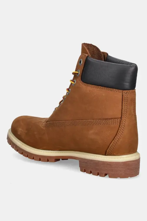 Ботинки из нубука Timberland Premium 6 цвет коричневый