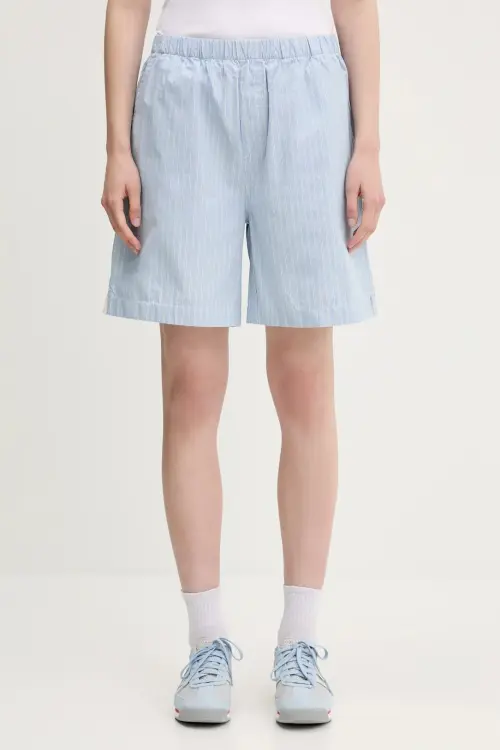 Хлопковые шорты Carhartt WIP Nota Short узор высокая посадка I034554
