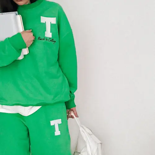 Tassha Yu Joggers College Vibe Michigan 