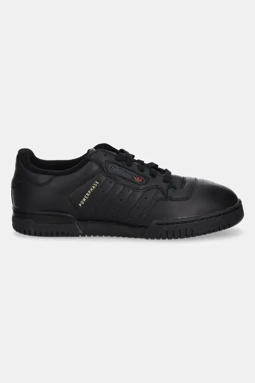 Кожаные кроссовки adidas Originals Powerphase цвет чёрный JH5482