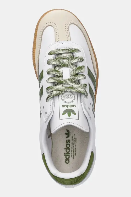 Кожаные кроссовки adidas Originals Samba Og W цвет белый