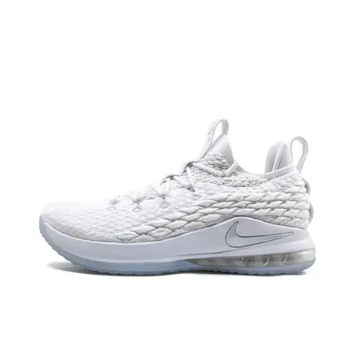 Nike Lebron 15 low White Metallic Silver 