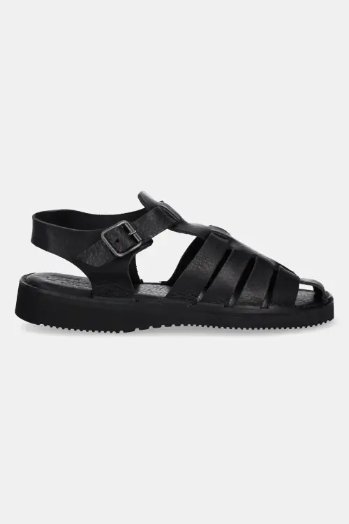 Кожаные сандалии Fracap Sandals цвет чёрный D038