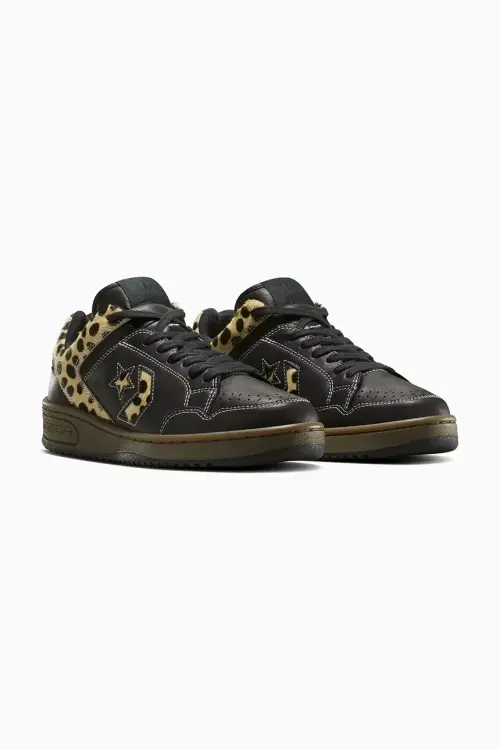 Кожаные кроссовки Converse Weapon цвет чёрный A12707C