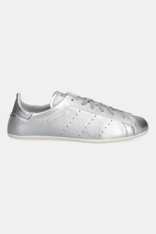 Кожаные кроссовки adidas Originals Stan Smith Lo Pro W цвет серебрянный