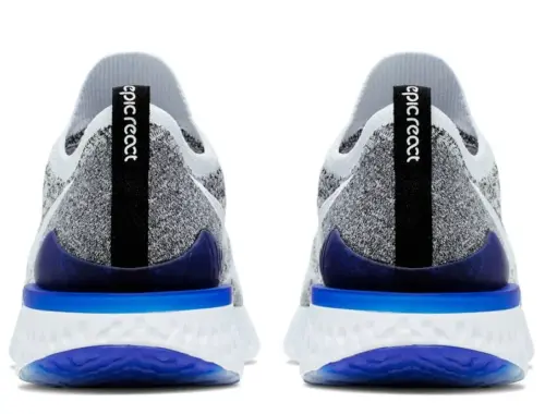 Nike Epic React Flyknit 2 M Бело-Черные