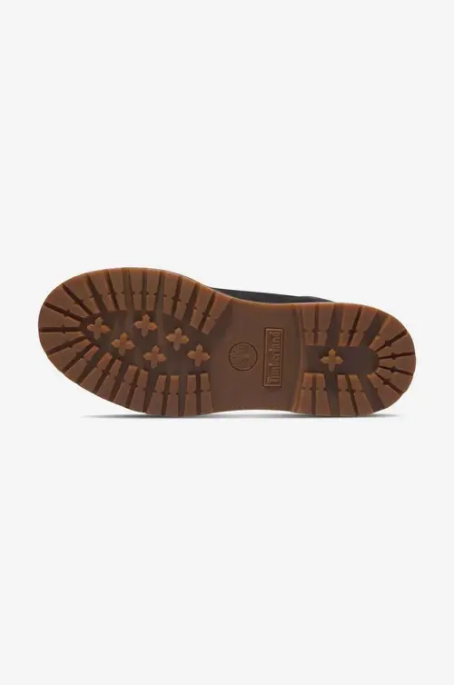 Замшевые ботинки Timberland 6IN Hert BT Cupsole W женские цвет чёрный на плоском ходу слегка утеплённый A5MBG-BLACK
