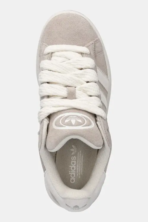 Замшевые кроссовки adidas Originals Campus 00S W цвет бежевый