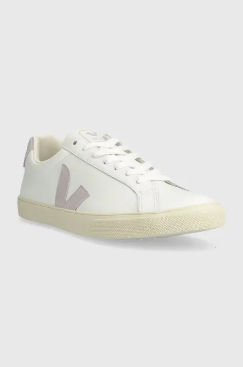 Кожаные кроссовки Veja Esplar Logo цвет белый EO0203511