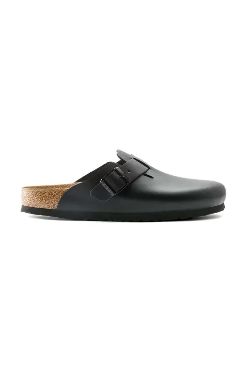 Шлепанцы Birkenstock Boston мужские цвет чёрный 60191