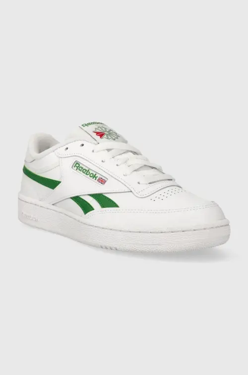 Кожаные кроссовки Reebok цвет белый