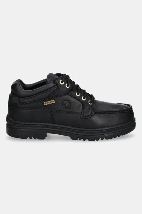 Кожаные ботинки Timberland Heritage MID Lace Gore-Tex мужские цвет чёрный