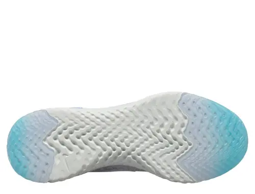 Nike Epic React Flyknit 2 W Серебристо-Белые