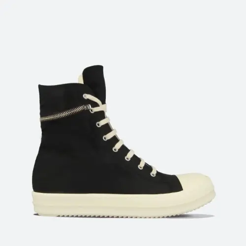 Rick Owens DRKSHDW Cargo Sneaks DU21S2801 CNP BLACK/MILK