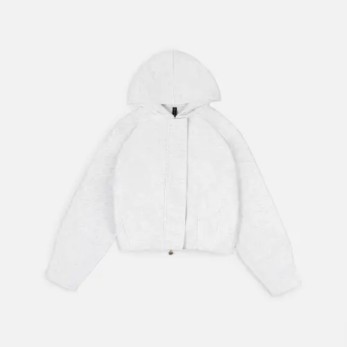 Худи Tassha Yu Easy Hoodie White Melange 
