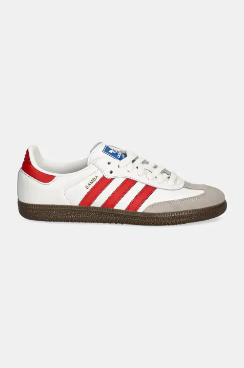 Замшевые кроссовки adidas Originals Samba OG цвет белый IG1025