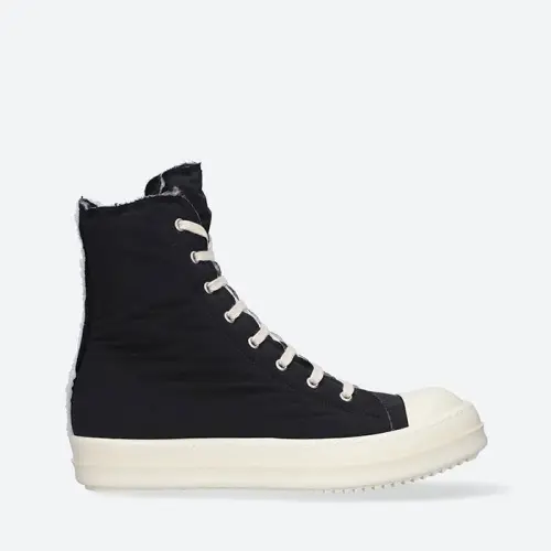 Кроссовки Rick Owens DRKSHDW Woven Padded Shoes DU02A3800 MU BLACK/MILK/MILK