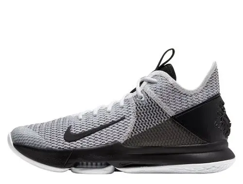 NIKE LEBRON WITNESS IV BLACK WHITE