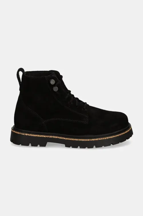 Полусапожки Birkenstock Highwood Lace Mid женские цвет чёрный на плоском ходу 1028893