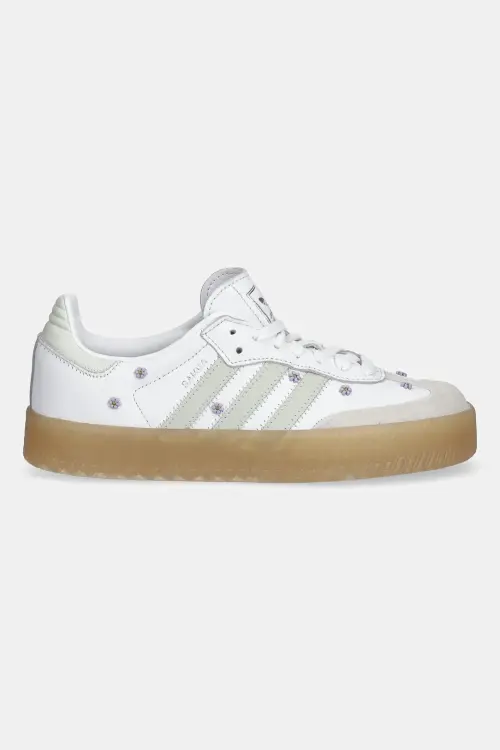 Кожаные кроссовки adidas Originals Sambae W цвет белый