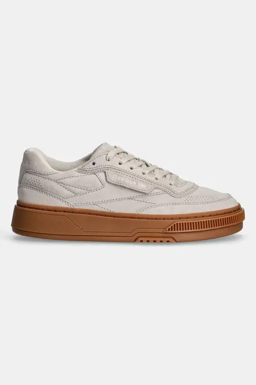 Замшевые кроссовки Reebok LTD Club C LTD цвет бежевый RMIA04DC99LEA00H0300