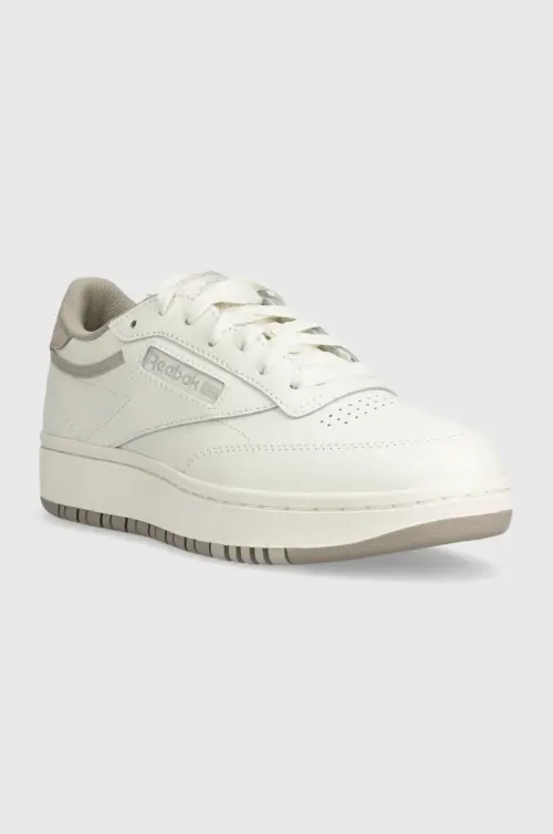 Кожаные кроссовки Reebok Classic CLUB C цвет бежевый