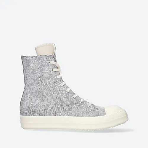 Кроссовки Rick Owens DRKSHDW Sneaks DU02A3800 WF MILK/BLACK/MILK/MILK
