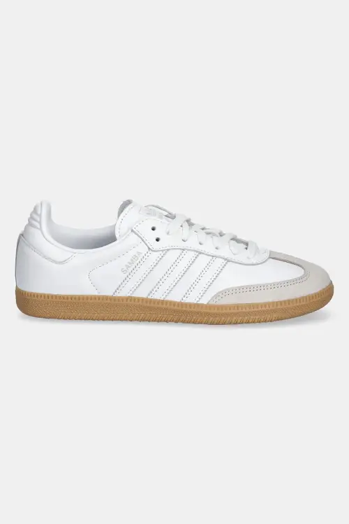 Кожаные кроссовки adidas Originals Samba OG женские цвет белый JS2763