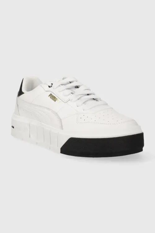 Кожаные кроссовки Puma Cali Court Lth Wns цвет белый